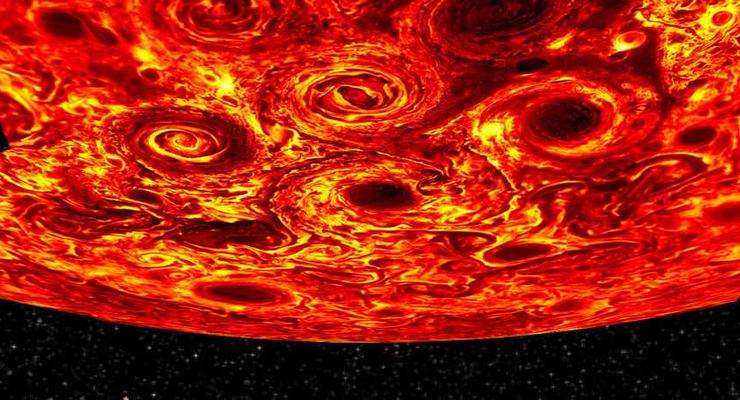 Юпитер показал астрономам свои недра