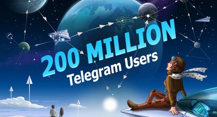 В Telegram ежедневно сидят по 200 млн пользователей