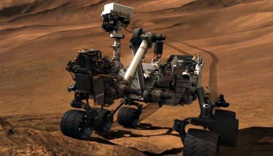 Ровер Curiosity отмечает юбилей на Марсе