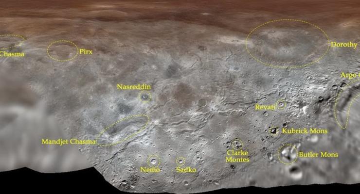 На спутнике Плутона появились гора Кубрика и кратер Немо