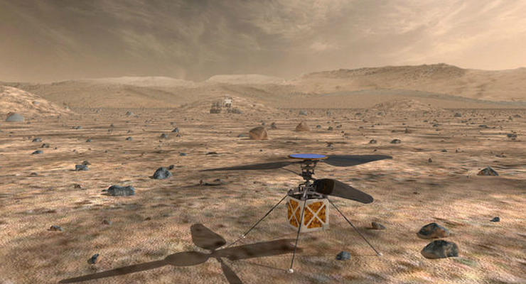 NASA отправит на Марс вертолет