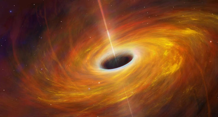 Астрономы обнаружили самую быстрорастущую черную дыру