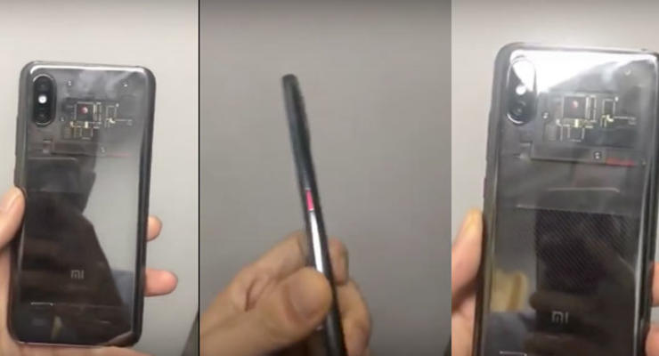 Прозрачный смартфон Xiaomi Mi 8 показали на видео