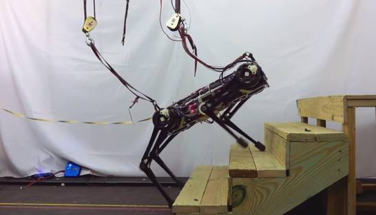 Робот Cheetah научился ходить вслепую