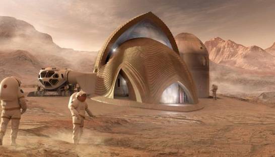 NASA показало проекты марсианского жилья