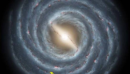 Наше Солнце сбежало на край галактики