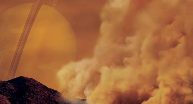 На спутнике Сатурна разглядели пылевую бурю