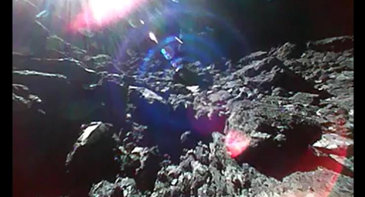 Получено первое видео с астероида Рюгу