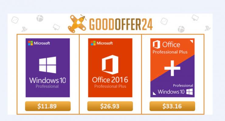 Самое выгодное предложение в сети на Windows 10 и Microsoft Office 2016
