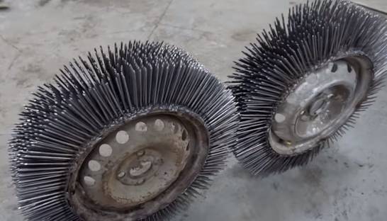 Сможет ли ехать машина на гвоздях вместо покрышки: Эксперимент