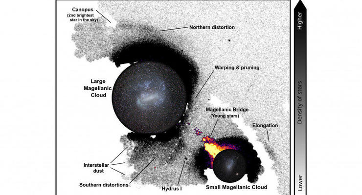 Астрономы наблюдали битву галактик