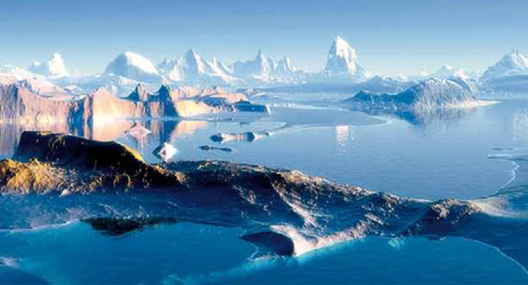 Горячие скалы топят лед Антарктиды изнутри