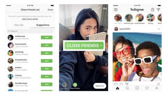 В Instagram появились истории только для друзей