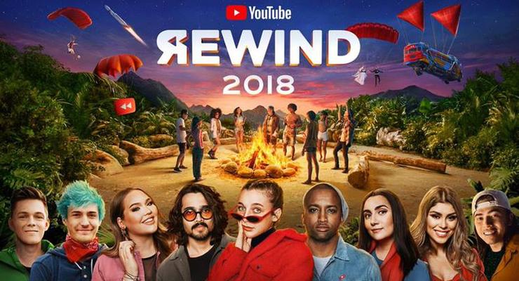 YouTube Rewind 2018 стал самым дизлайковым видео сервиса