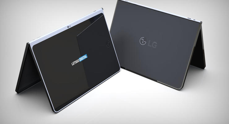 LG запатентовал безрамочный планшет с пристегивающейся клавиатурой