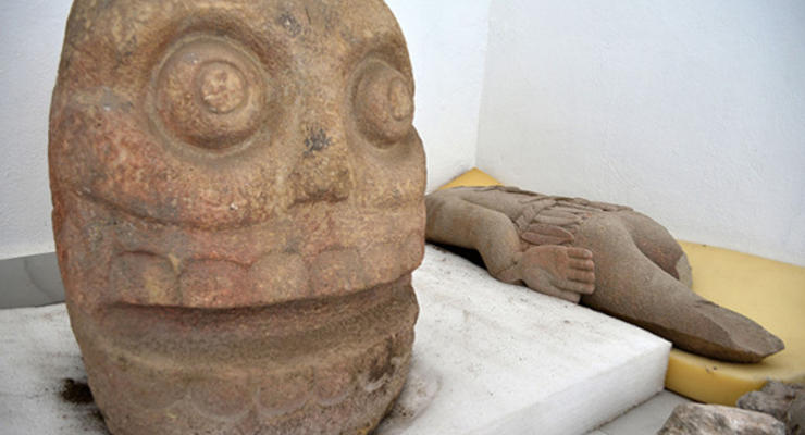 В Мексике найден храм бога с содранной кожей