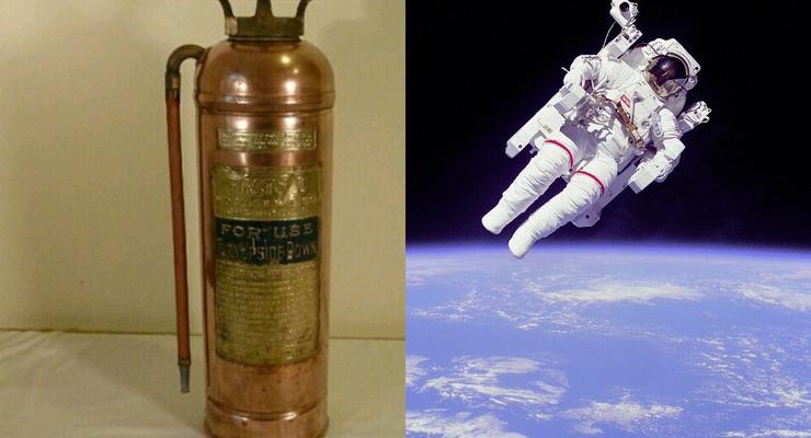 День в истории: 7 февраля - Первый огнетушитель и свободный полет в космосе