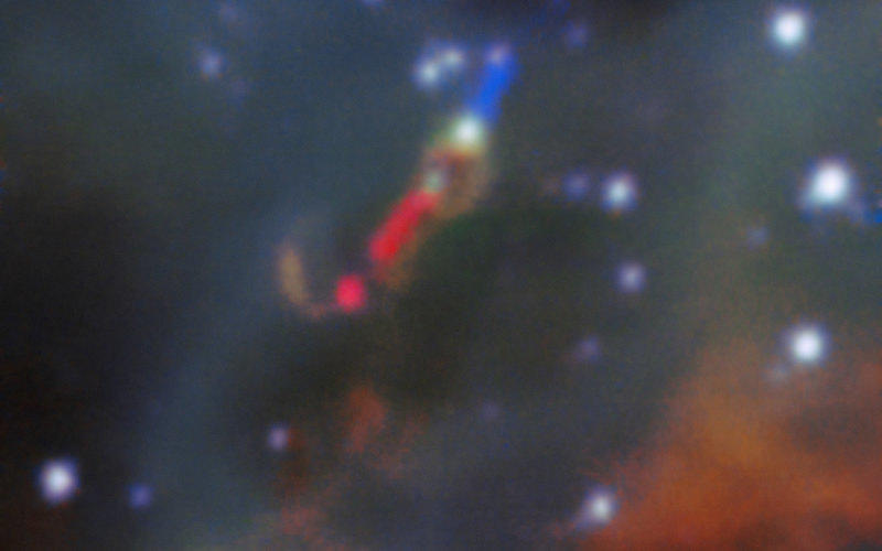 Астрономы показали пузырь новорожденных звезд / ESO