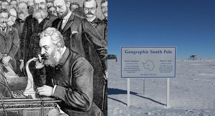 День в истории: 7 марта - Появление телефона и открытие Южного полюса