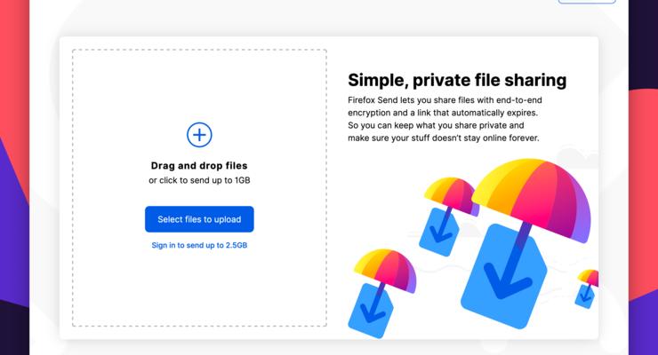 Mozilla запускает собственный файлообменник