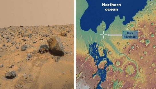 Ровер случайно открыл берег моря на Марсе