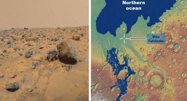 Ровер случайно открыл берег моря на Марсе