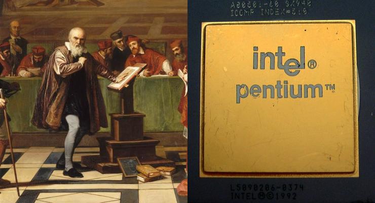 День в истории: 22 марта - Первый процессор Pentium и отречение Галилея