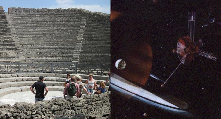 День в истории: 6 апреля - Руины Помпей и полет к Сатурну