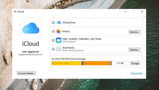 iCloud официально появился в Windows 10