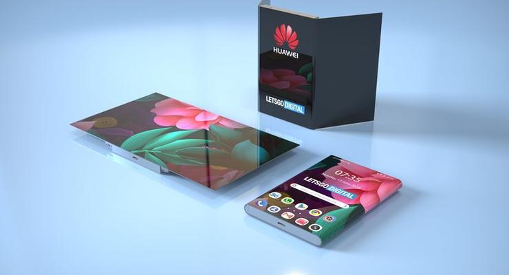 Huawei запатентовал смартфон со сгибающимся в две стороны экраном