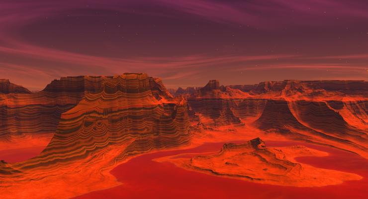Жизнь на Марсе могла зародиться 4 млрд лет назад