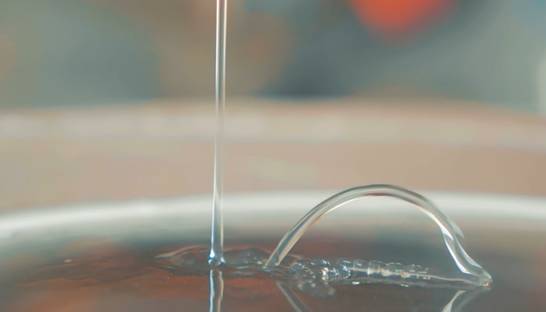 Неньютоновская жидкость наоборот: Эксперименты