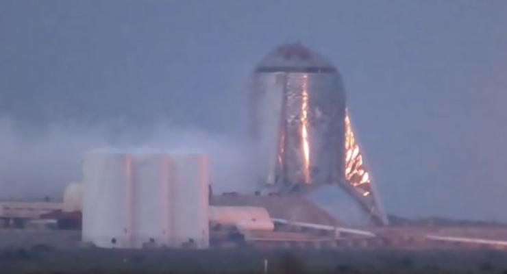 SpaceX неудачно провела испытания аппарата Starhopper