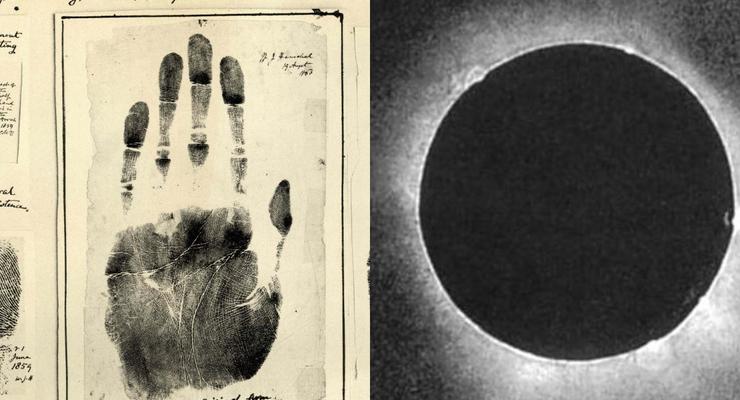 День в истории: 28 июля - Первое фото солнечного затмения и отпечатки пальцев