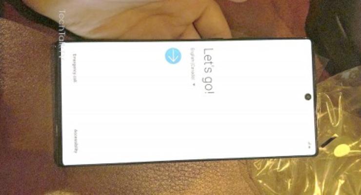 В Сети появилось фото работающего Samsung Galaxy Note10+