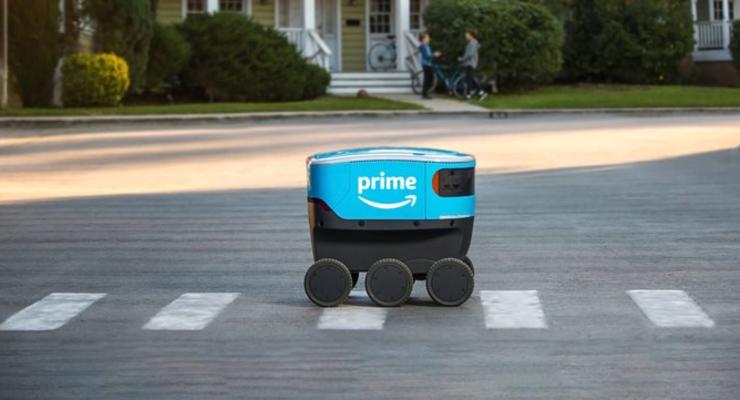 Amazon начал использовать роботов для доставки