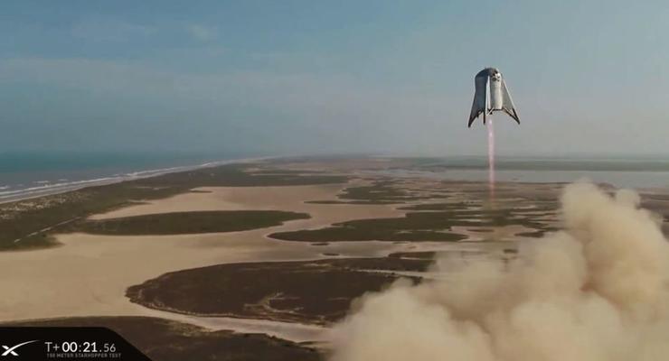 Прототип ракеты SpaceX совершил успешный прыжок