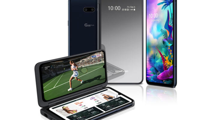 LG показала смартфон с тремя экранами