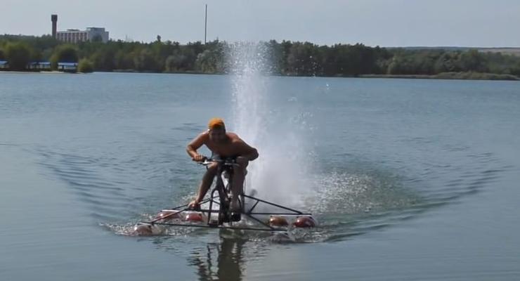 Езда на электровелосипеде по воде: Эксперименты