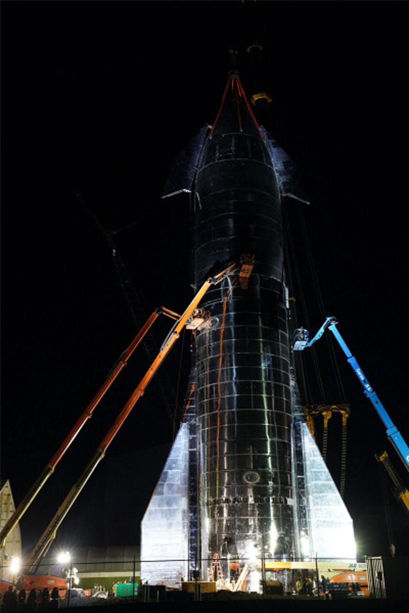 Илон Маск показал обновленный космический корабль Starship Mk1 / twitter.com/elonmusk