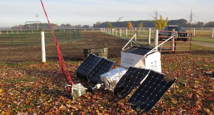 Запущенный в стратосферу Samsung Galaxy S10 Plus упал на ферме в Мичигане