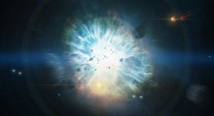 Взрыв сверхновой мог породить нашу Вселенную