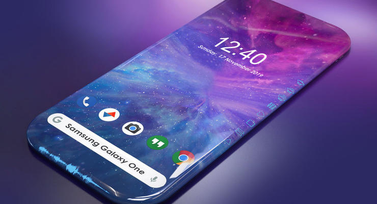 Samsung запатентовал смартфон с экраном-водопадом