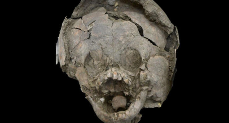 В древнем захоронении нашли детей в шлемах из черепов других детей