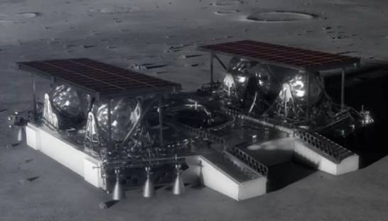 NASA показало дизайн лунного модуля