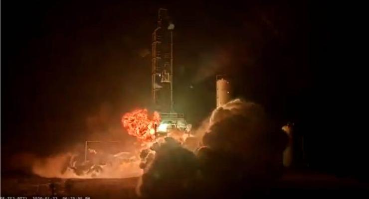 Испытание ракетного двигателя Firefly Aerospace закончилось пожаром
