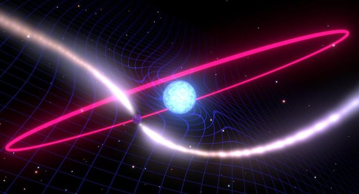Ученые увидели, как пространство и время кружатся вокруг звезды