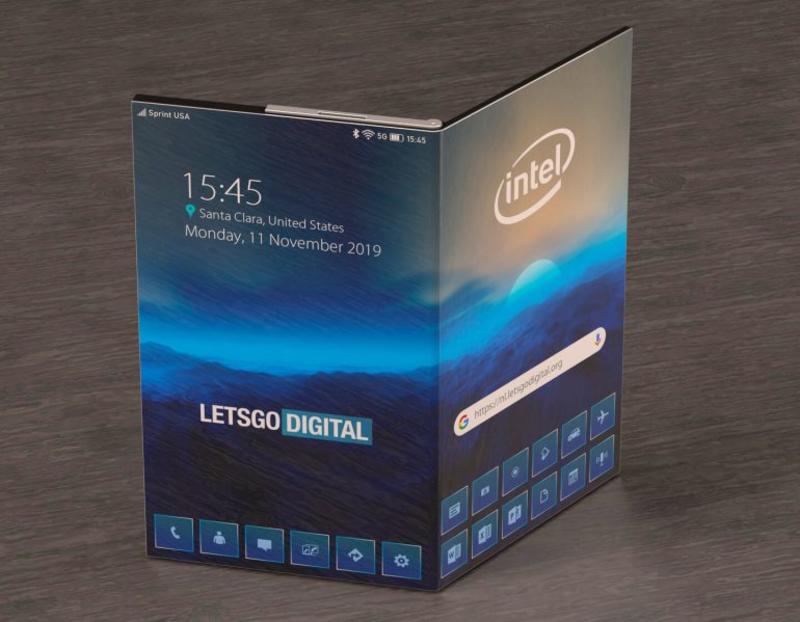 Intel запатентовал свою версию гибкого смартфона / letsgodigital.org