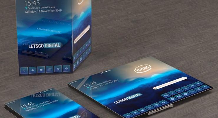 Intel запатентовал свою версию гибкого смартфона