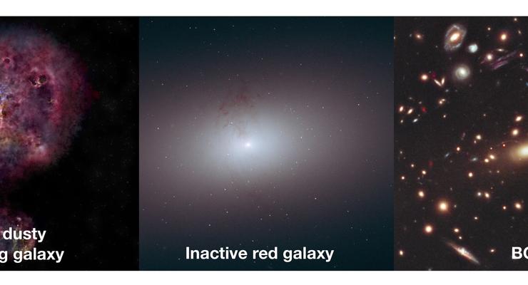 Астрономы обнаружили мертвую галактику-монстра